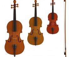 bratsj, cello og kontrabass